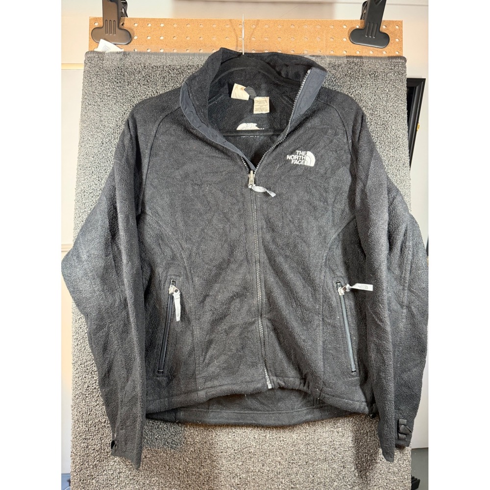The North Face Fleece Jacket Womens S Black Full Zip Denali Style